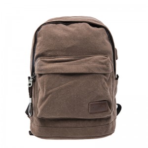 2019 Vendita calda Sport minimalista Retro scuola Personalizzato Back Pack Canvas Laptop Bag zaino 17SC-6683M